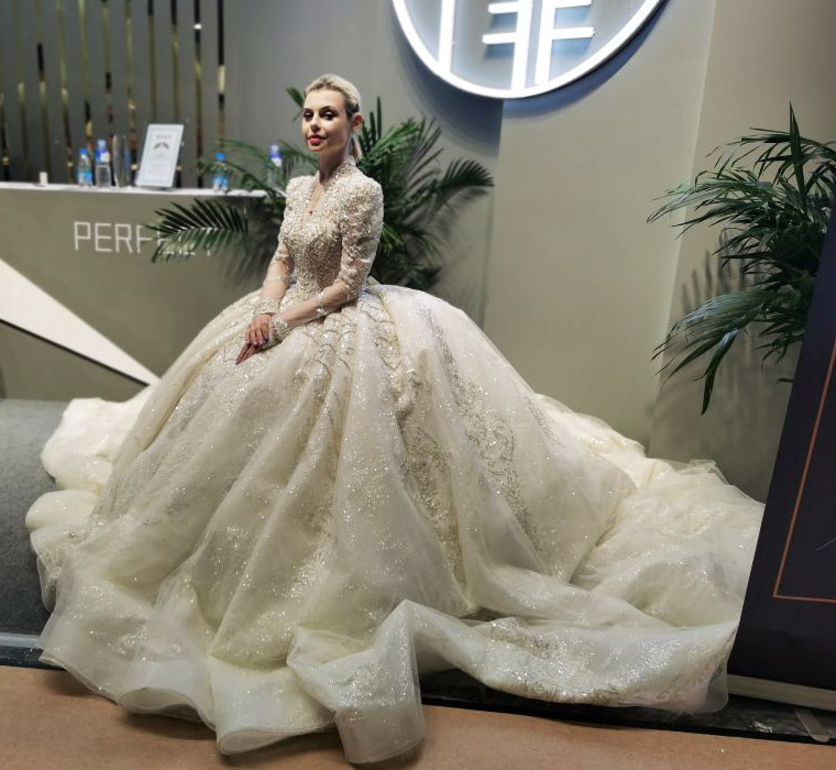 80目尼龍婚紗絲網(wǎng)成品展示